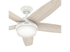Hunter Fan 52" w Light Kit and Remote White