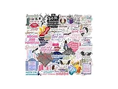 50 PCS Bookish Stickers for Book Lovers 