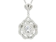 Swarovski CZ Flower Pendant