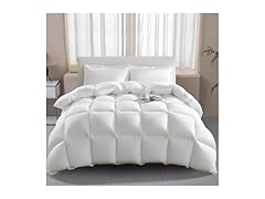Wellos King Luxury Feather Down Fiber Comforter