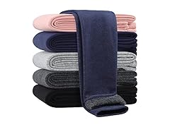 Girls Cotton Fleece Lined Leggings