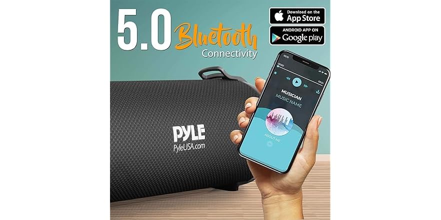 Pyle Wireless Portable Bluetooth Speaker