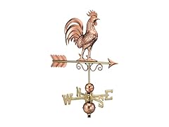 Good Directions Patina Copper Rooster Weathervane