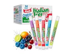 Clear | Italian Ice Freeze Pops 36 Count