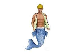 December Diamonds Hard Hat Merman Ornament