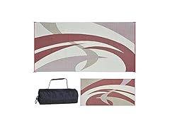 Stylish Camping 159185 9-feet by 18-feet Reversible Mat