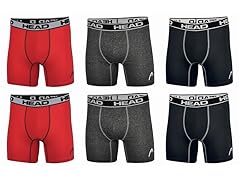 HEAD Performance Boxer Briefs 6-Pairs