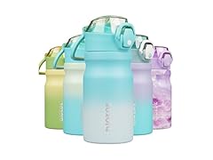 BJPKPK 14oz Insulated Water Bottle With Straw