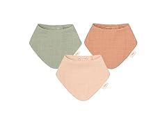 Crane Baby Soft Muslin Baby Bib Set