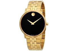 Movado Men's Swiss Museum Classic Gold PVD Watch