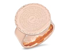18k Rose Gold Plated Religious Ring- Pick Size