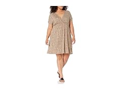 Amazon Essentials Women V Neck Elastic Waist Dress