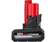 Milwaukee 48-11-2450 M12 12V XC 5Ah Battery 2pk