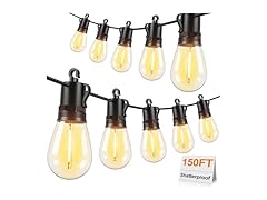 Brightever 150FT Outdoor String Lights