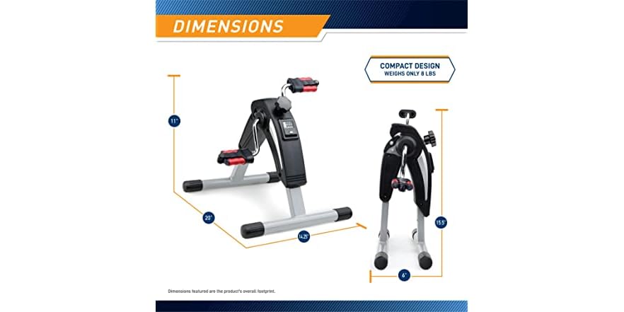 marcy portable magnetic mini cycle
