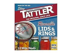 Authentic Tattler E-Z Seal Reusable Canning Lids 