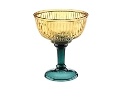 47th & Main Vintage Inspired Glass Compote Dish with Pedestal Base