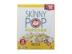 SKINNY POP Butter Microwave Popcorn, 16.8 oz