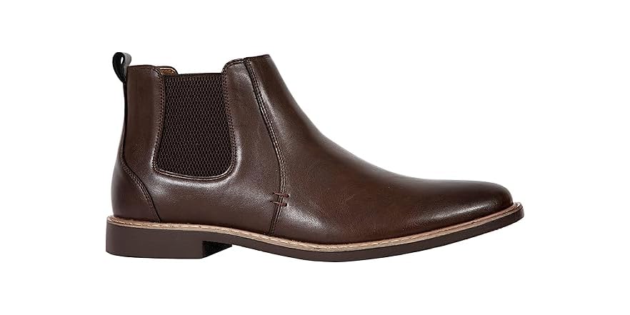 Deer Stags Brayden Stivali Chelsea Uomo - Puntera Traforata, Suola Ispirata Al Lavoro, Leggeri Con Memory Foam