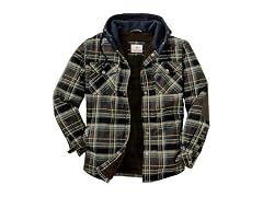 Legendary Whitetails Men Hooded Flannel Jacket