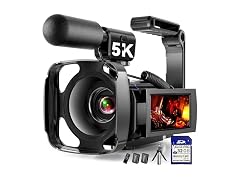 Uytya 5K Camcorder, WiFi & Night Vision