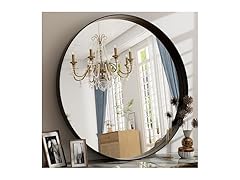 Easly 32 Inch Round Bathroom Mirror