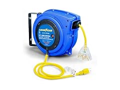 Goodyear Extension Cord Reel Retractable 16AWG x 50'