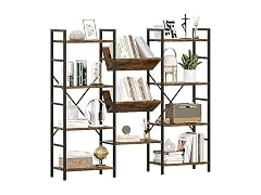 GAOMON 54" Triple Wide 4-Tier Bookshelf