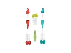 Nuby Bottle and Nipple Brush with Bristles and Sponge