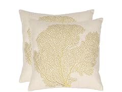 Fan Coral 18x18 Lime - S/2