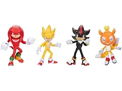 Sonic The Hedgehog 3 Movie 5" Action Figure 4Pk