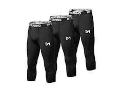 Meetyoo Men's Compression Leggings 3PK (M)