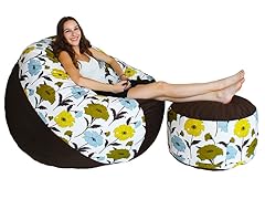 Perissa Citrine 50" Bag with Ottoman