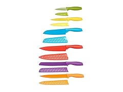 Amazon Basics Color-Coded Knife Set