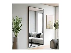 NeuType Full Length Floor Mirror, Black