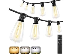 Brightever Outdoor String Lights w/Remote 180Ft