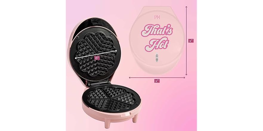 Paris Hilton Heart Waffle Maker