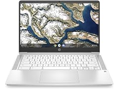 HP 14a-na0020nr Chromebook 14-Inch HD Laptop, Chrome (Ceramic White)