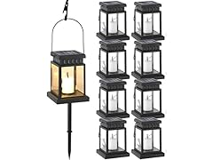 Hakol 8PK GARDEN HANGING CANDLE LIGHTS