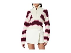 The Drop Women Russel Half Zip Sweater