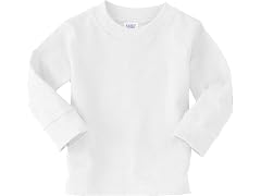 Rabbit Skins  (6 MOS) Toddler 100% Cotton Long Tee