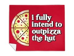 "Out-Pizza'd" Mink Fleece Blanket