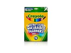 Crayola Washable Markers - 12-Per Box