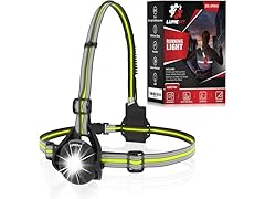 LUMEFIT Running Light with Yellow Reflective Vest