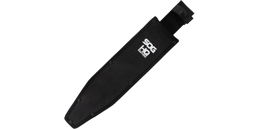 SOG Phantom Strike Machete - 17.6 Inch Black Oxide Blade, 25 Inch Overall Survival Tool
