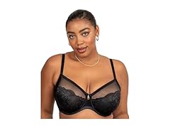 Curvy Couture Women's Bra Black (42C)