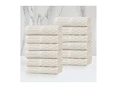 Superior 12PC Juno Viscose Cotton Blend Small Towels