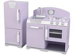 KidKraft Lavender Retro Kitchen Refrigerator