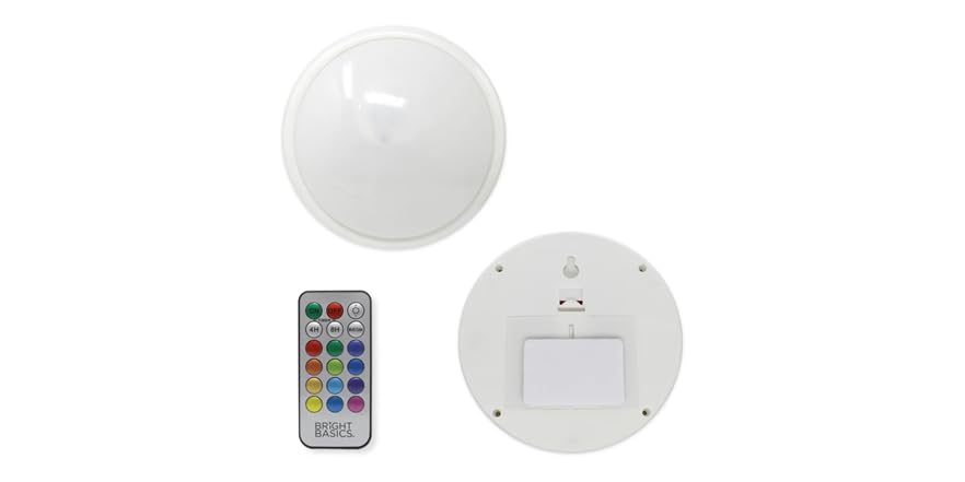 Aduro Remote Control Color Changing Large Tap Light