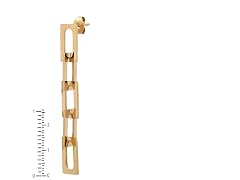 18K Gold Plated Link Drop Earrings